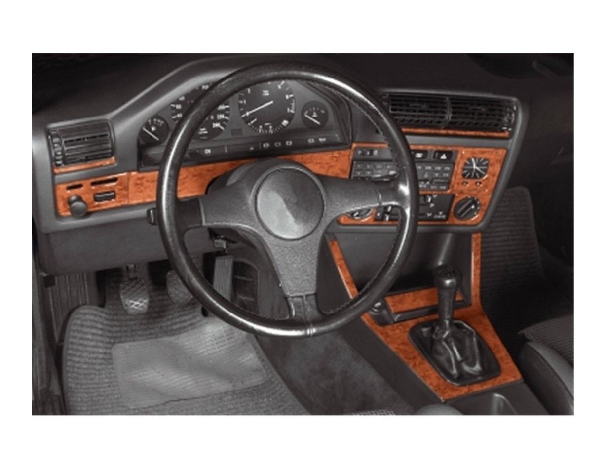 BMW 3 Series E30 09.85-07.94 3M 3D Interior Dashboard Trim Kit Dash Trim Dekor 10-Parts