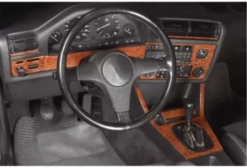 BMW 3 Series E30 1982-1994 Mittelkonsole Armaturendekor Cockpit Dekor 11-Teilige - 1