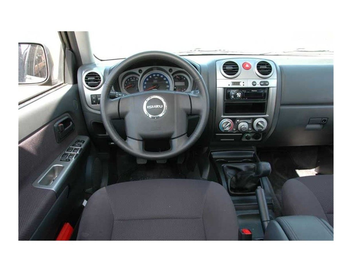 Isuzu D-Max 4X2-4X4 01.07-12.12 3M 3D Interior Dashboard Trim Kit Dash Trim Dekor 19-Parts