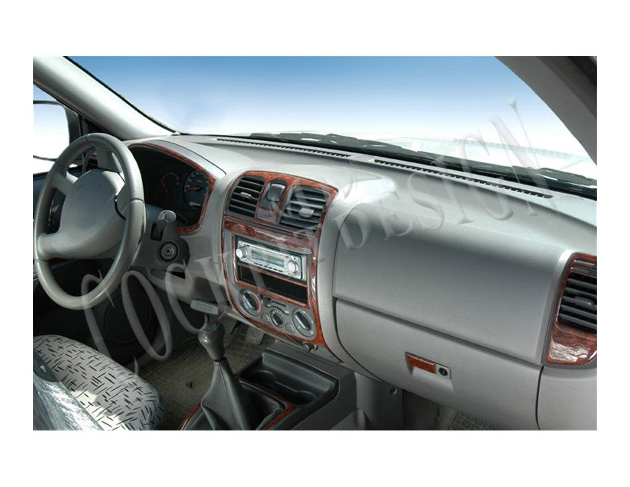 Isuzu D-Max Double Cab 4X4 01.05 - 12.06 3D Inleg dashboard Interieurset aansluitend en pasgemaakt op he 6 -Teile