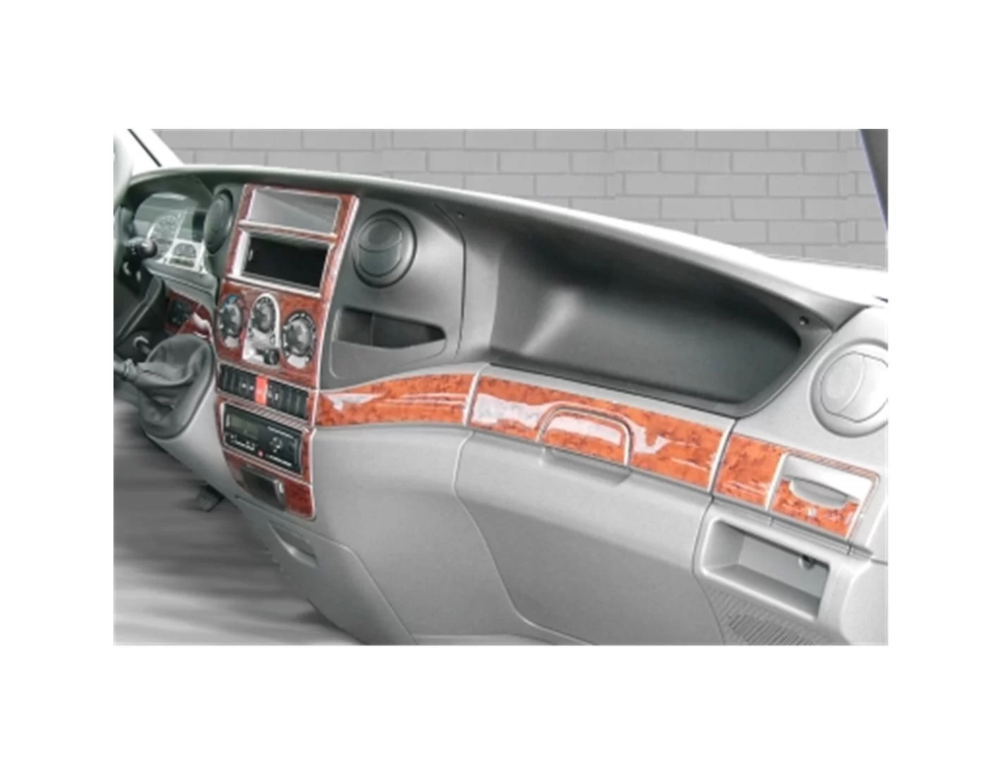 Iveco Daily01.2007 3D Inleg dashboard Interieurset aansluitend en pasgemaakt op he 29 -Teile