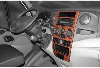 Iveco Daily01.2007 3D Inleg dashboard Interieurset aansluitend en pasgemaakt op he 7 -Teile