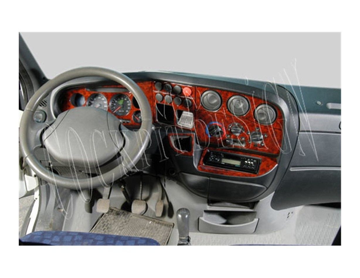 Iveco Daily City 01.99 - 09.07 Kit Rivestimento Cruscotto all'interno del veicolo Cruscotti personalizzati 8-Decori