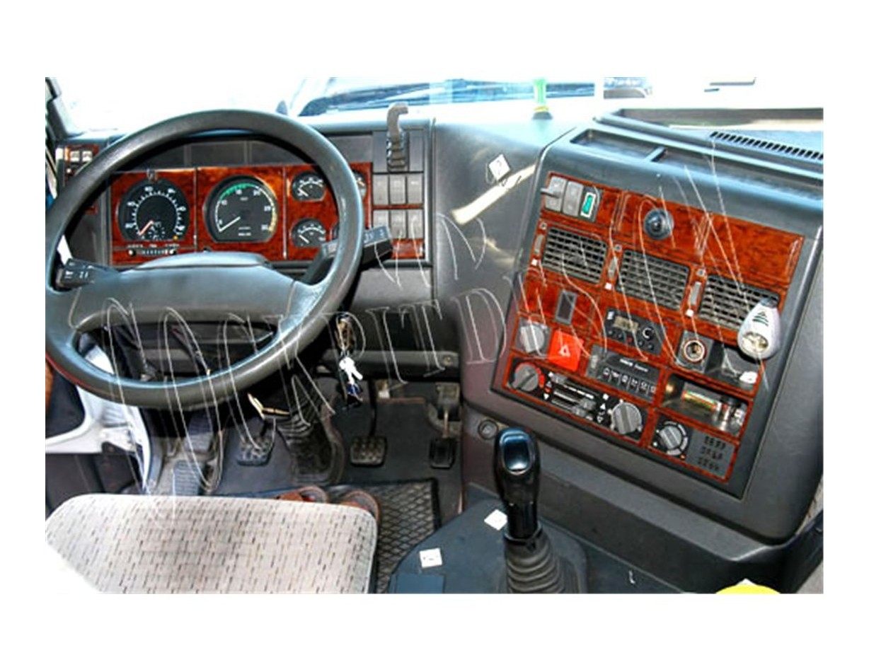 Iveco Eurotech-Eurostar 92-00 Mittelkonsole Armaturendekor Cockpit Dekor 39-Teilige - 1- Cockpit Innenraum Dekor 