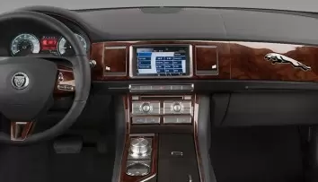 Jaguar XF 2012-UP Voll Satz BD innenausstattung armaturendekor cockpit dekor - 1- Cockpit Dekor Innenraum