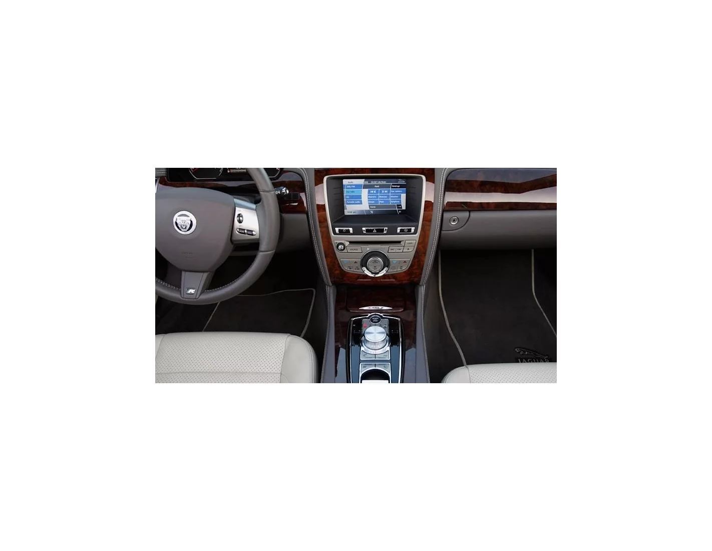 Jaguar XK 2007-2009 Full Set BD Interieur Dashboard Bekleding Volhouder-36-Pcs