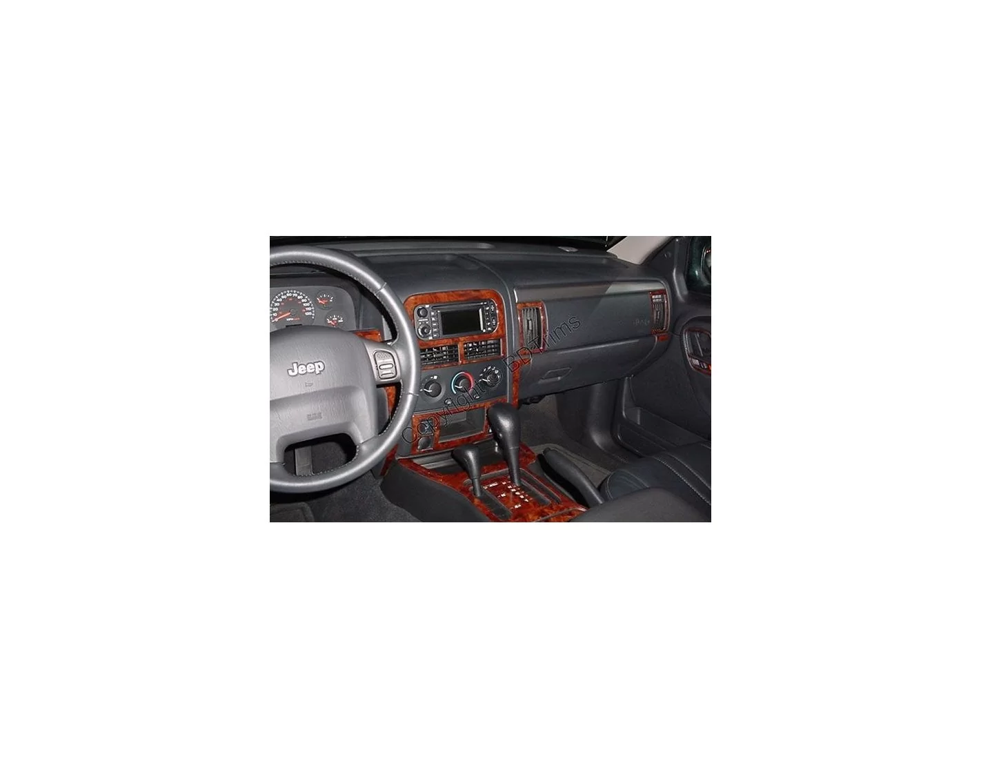 Jeep Grand Cherokee 1999-2002 Full Set BD Interieur Dashboard Bekleding Volhouder