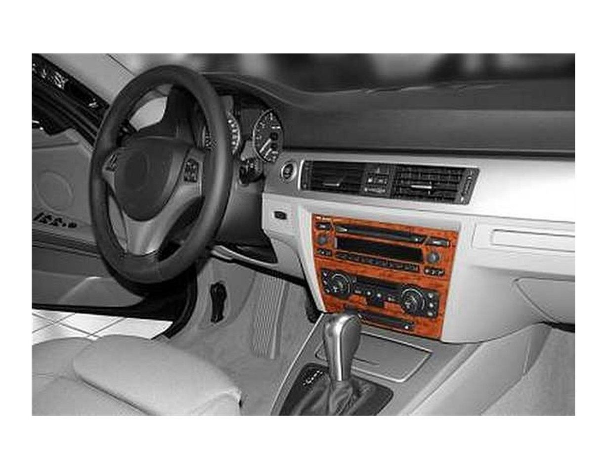 BMW 3er E90 01.06-12.10 3M 3D Innenverkleidung Dashboard Trim Kit Dash Trim Dekor 18-teilig