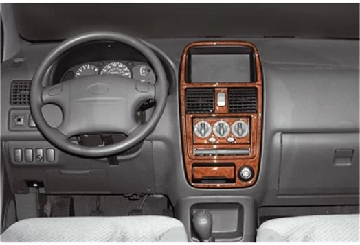 Kia Carens 10.00-06.02 3M 3D Interior Dashboard Trim Kit Dash Trim Dekor 7-Parts
