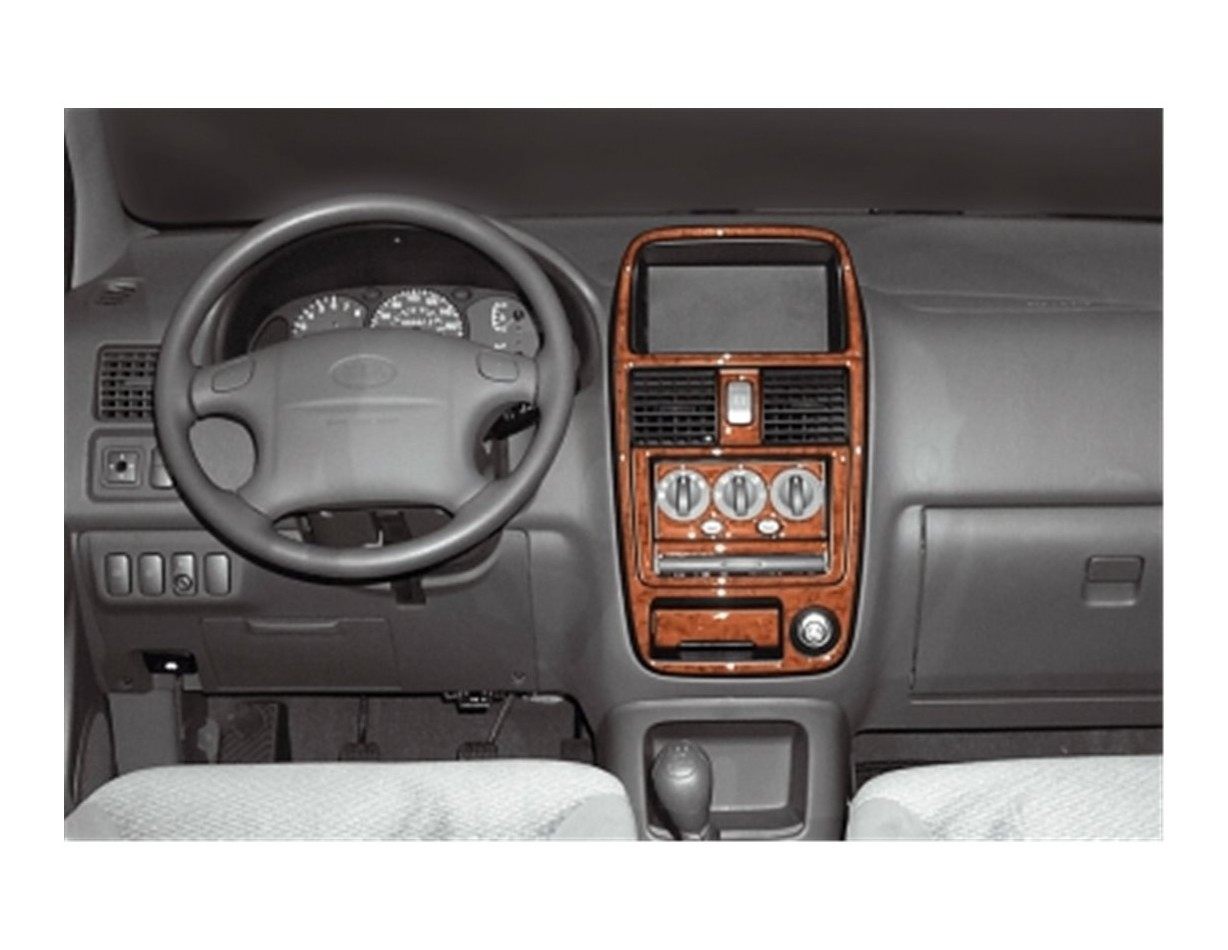 Kia Carens 10.00-06.02 3M 3D Interior Dashboard Trim Kit Dash Trim Dekor 7-Parts