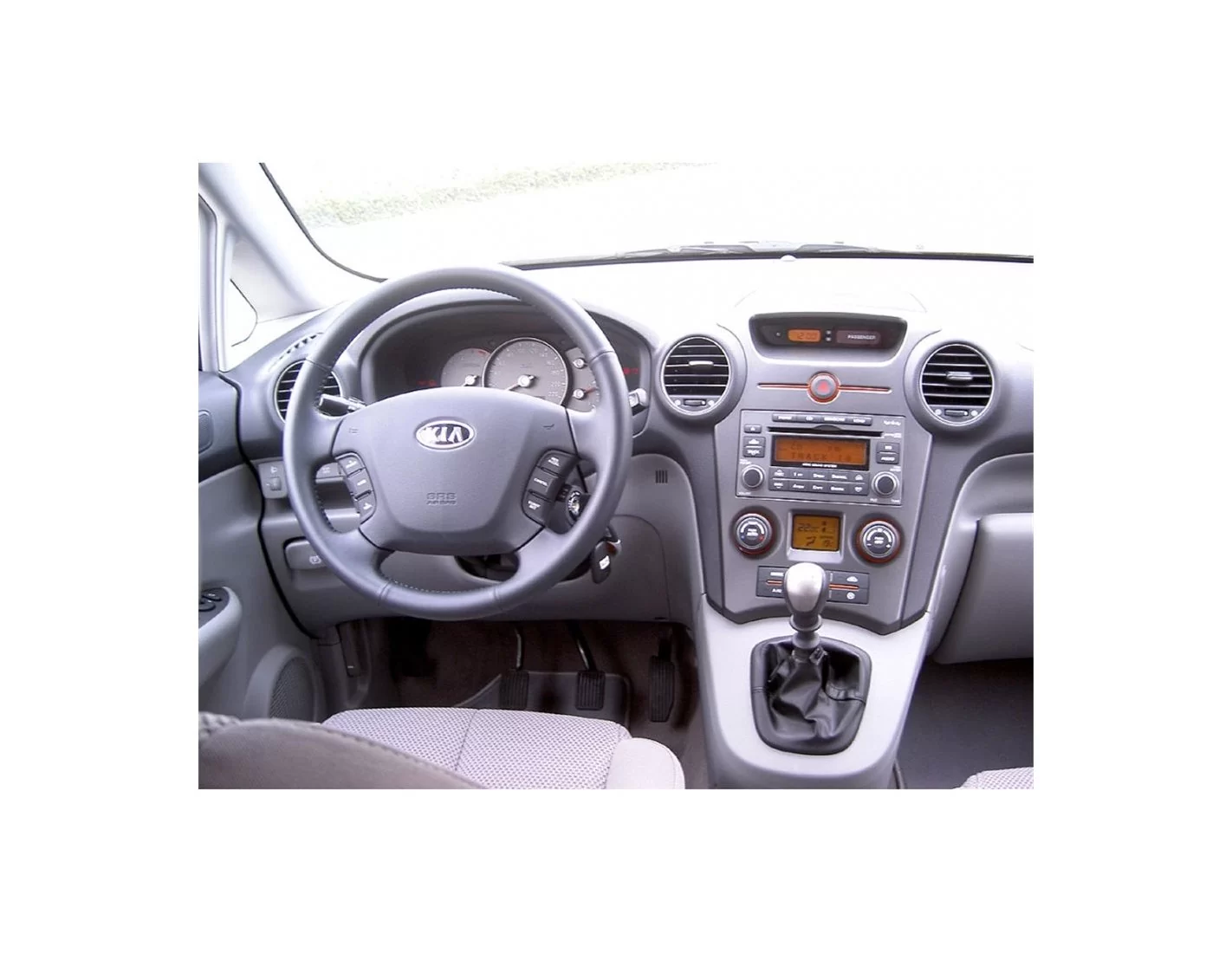 Kia Carens 11.2006 Kit Rivestimento Cruscotto all'interno del veicolo Cruscotti personalizzati 3-Decori