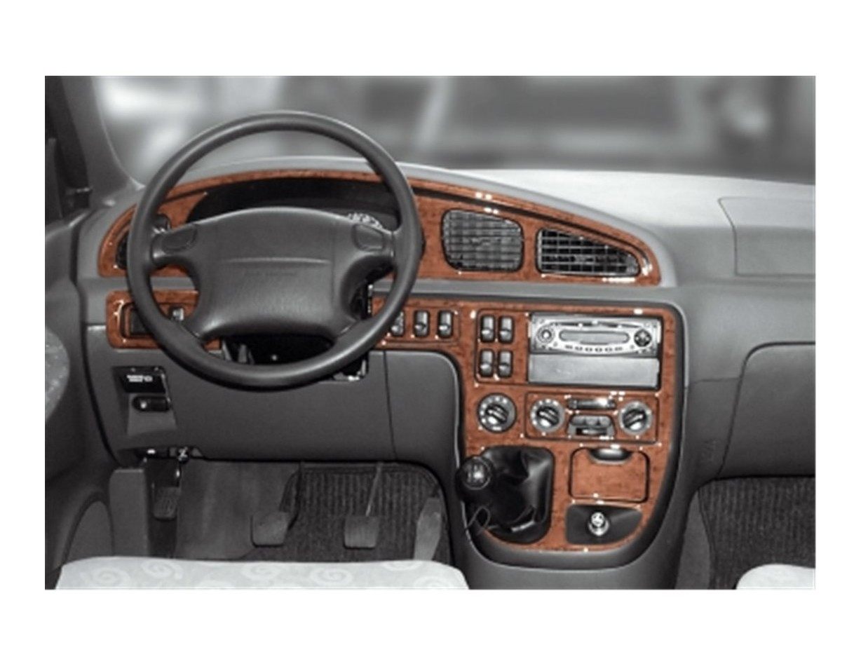 Kia Carnival 04.1999 3D Inleg dashboard Interieurset aansluitend en pasgemaakt op he 14 -Teile