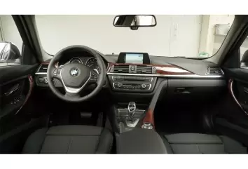 BMW 3 Reeks F30 01.2012 3M 3D Binnendashboard Sier Kit Dashboard Sier Dekor 21-Delen