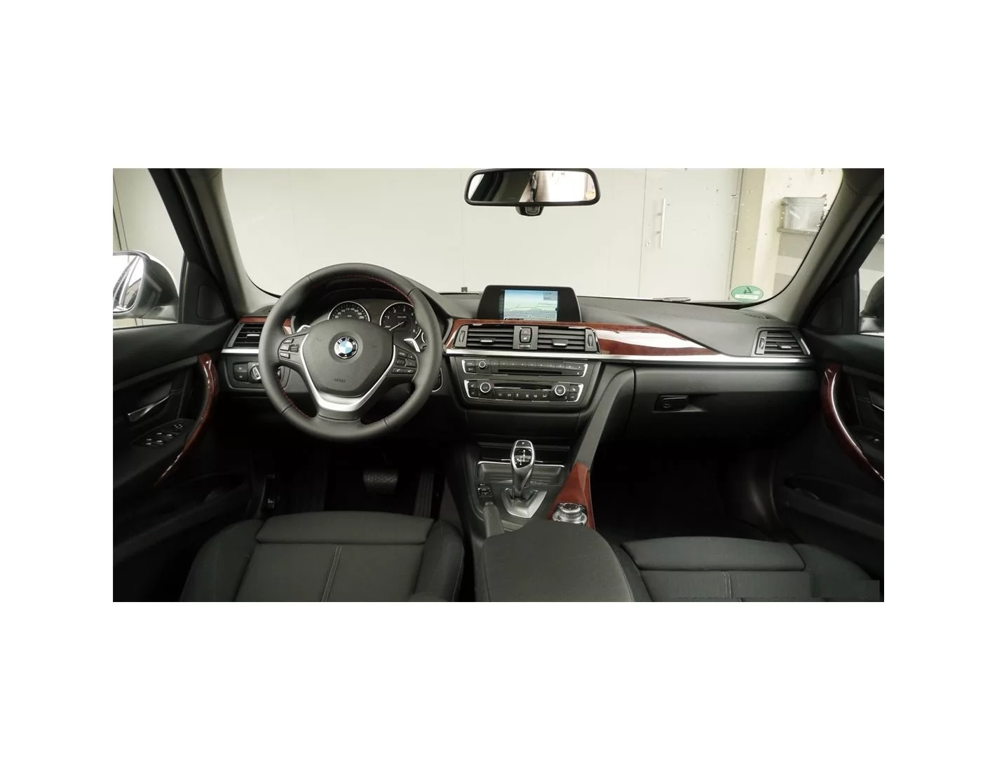 BMW 3 Reeks F30 01.2012 3M 3D Binnendashboard Sier Kit Dashboard Sier Dekor 21-Delen