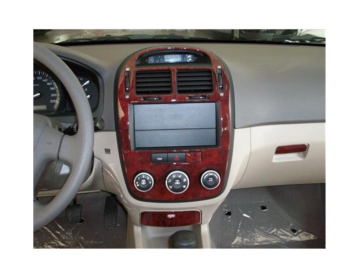 Kia Cerato Sedan 2007 Mittelkonsole Armaturendekor Cockpit Dekor 7-Teilige - 1- Cockpit Dekor Innenraum