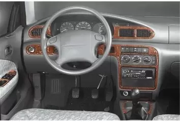 Kia Sephia 06.1995 3M 3D Interior Dashboard Trim Kit Dash Trim Dekor 16-Parts
