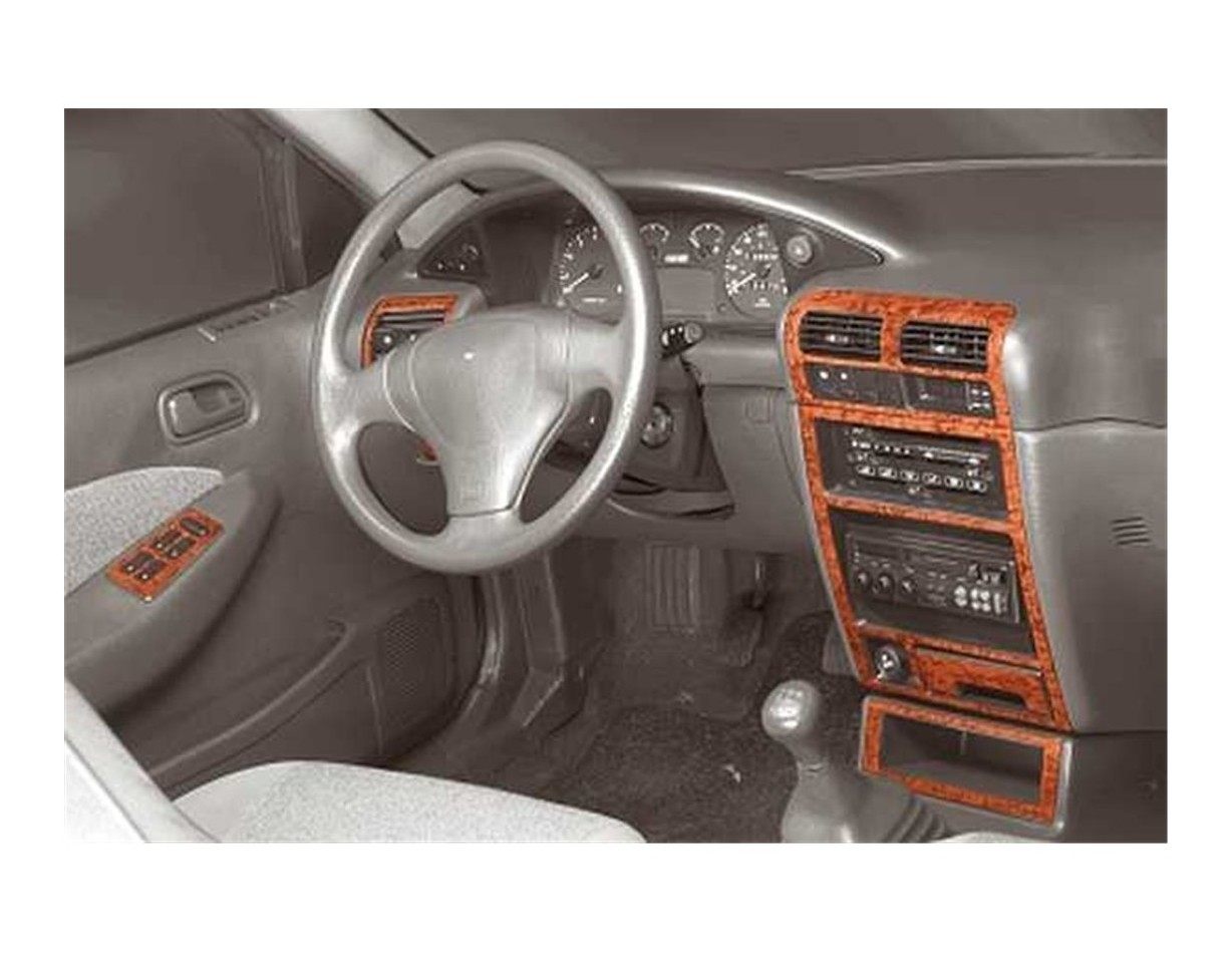 Kia Sephia 93-95 Mittelkonsole Armaturendekor Cockpit Dekor 12-Teilige - 1- Cockpit Dekor Innenraum