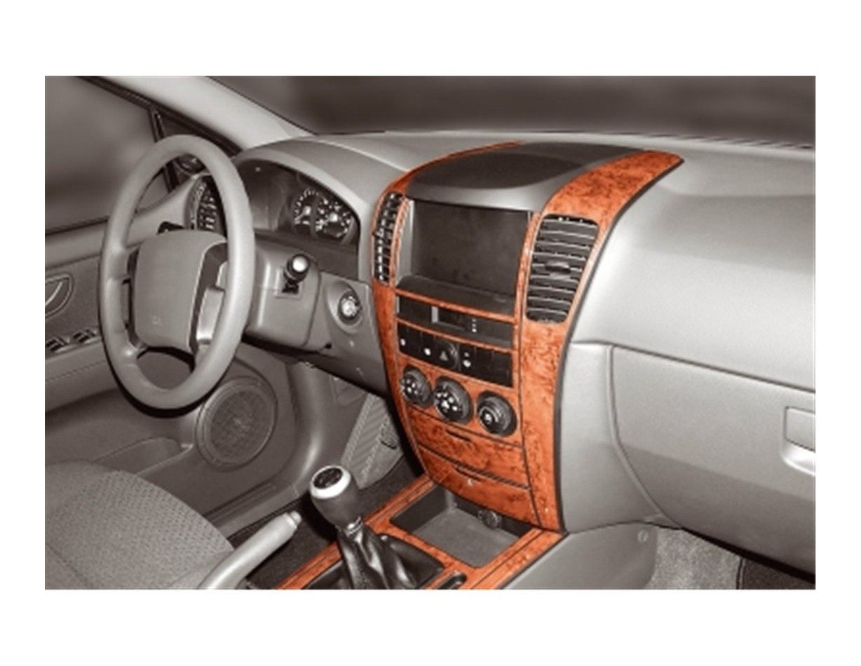 Kia Sorento 02-07 Mittelkonsole Armaturendekor Cockpit Dekor 13-Teilige - 1- Cockpit Dekor Innenraum