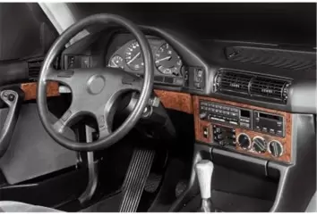 BMW 5 Series E34 88-95 Mittelkonsole Armaturendekor Cockpit Dekor 22-Teilige - 1