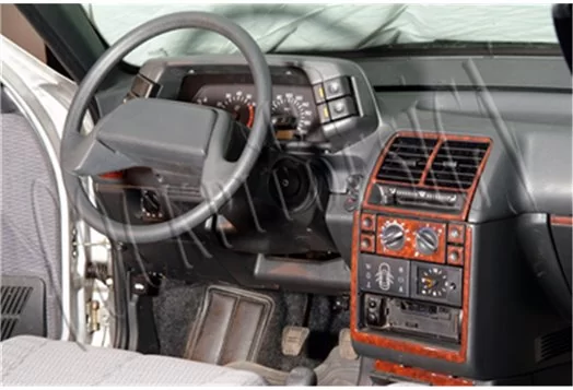 Lada Vega 2110 - 2111 07.1998 3D Inleg dashboard Interieurset aansluitend en pasgemaakt op he 16 -Teile