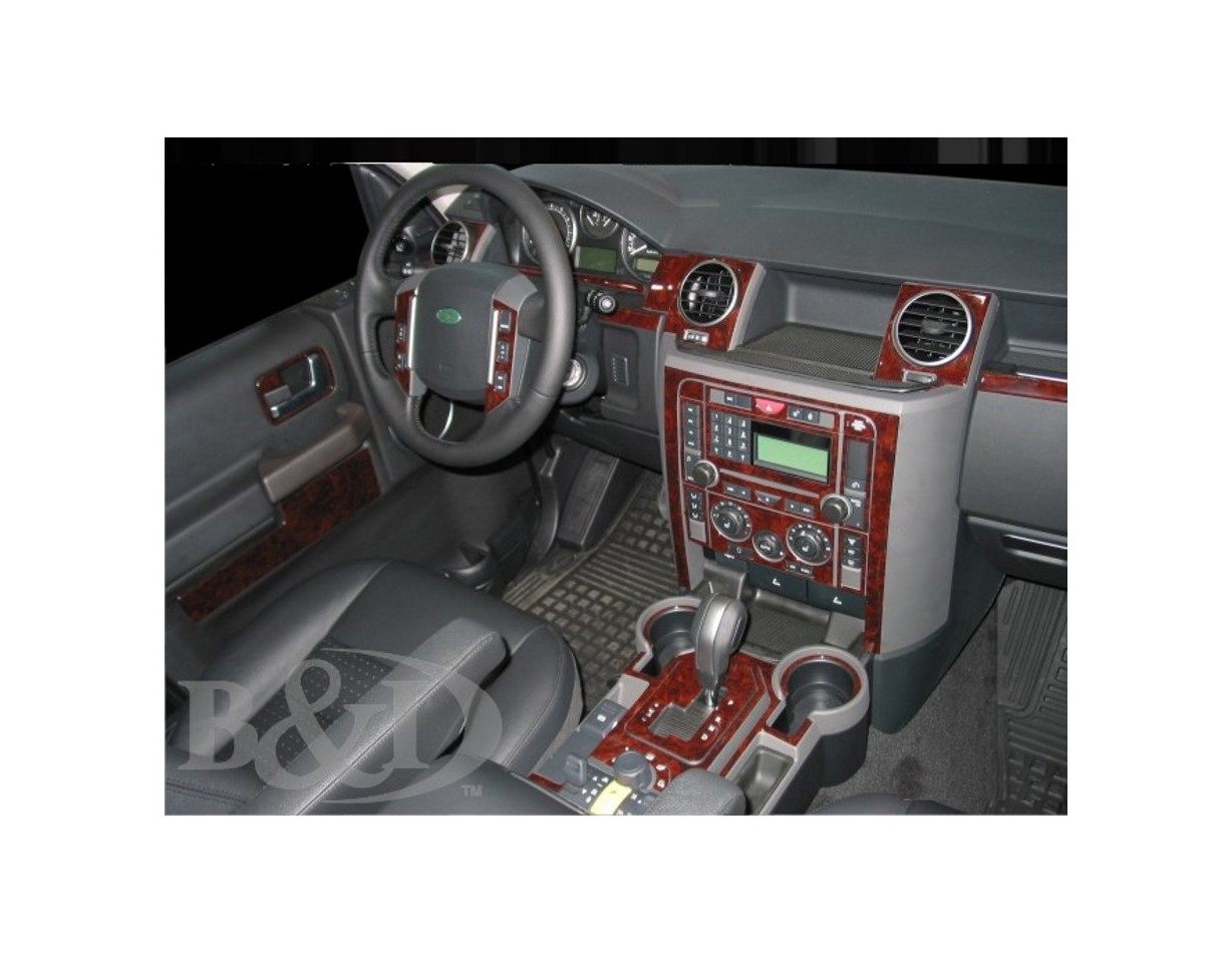 Land Rover Discovery 3 2005-UP Ensemble Complet BD Kit la décoration du tableau de bord - 1 - habillage decor de tableau de bord
