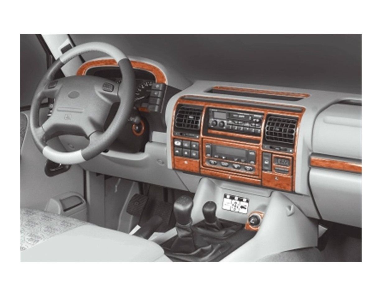 Land Rover Discovery II TD5 10.98 - 12.04 3D Inleg dashboard Interieurset aansluitend en pasgemaakt op he 24 -Teile