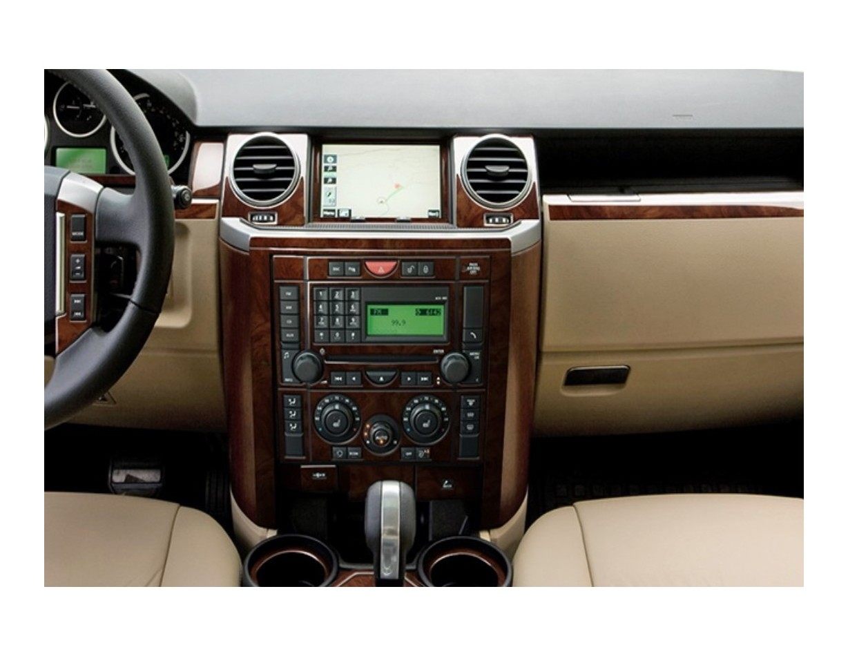 Land Rover Discovery LR3 2005-2009 3D Inleg dashboard Interieurset aansluitend en pasgemaakt op he 74-Teile