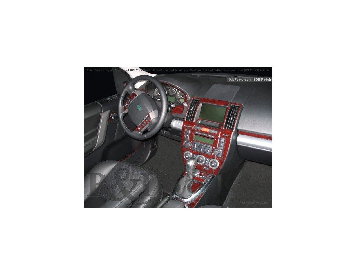 Land Rover Freelander 2 2008-UP Ensemble Complet BD Kit la décoration du tableau de bord - 1 - habillage decor de tableau de bor