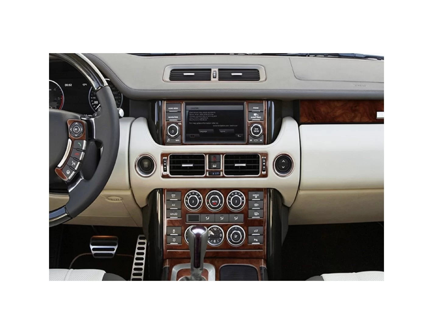 Land Rover Range Rover 2010-2015 Kit la décoration du tableau de bord 29-Pièce - 1 - habillage decor de tableau de bord