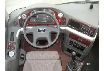 MAN Fortuna 01.2003 3M 3D Interior Dashboard Trim Kit Dash Trim Dekor 35-Parts