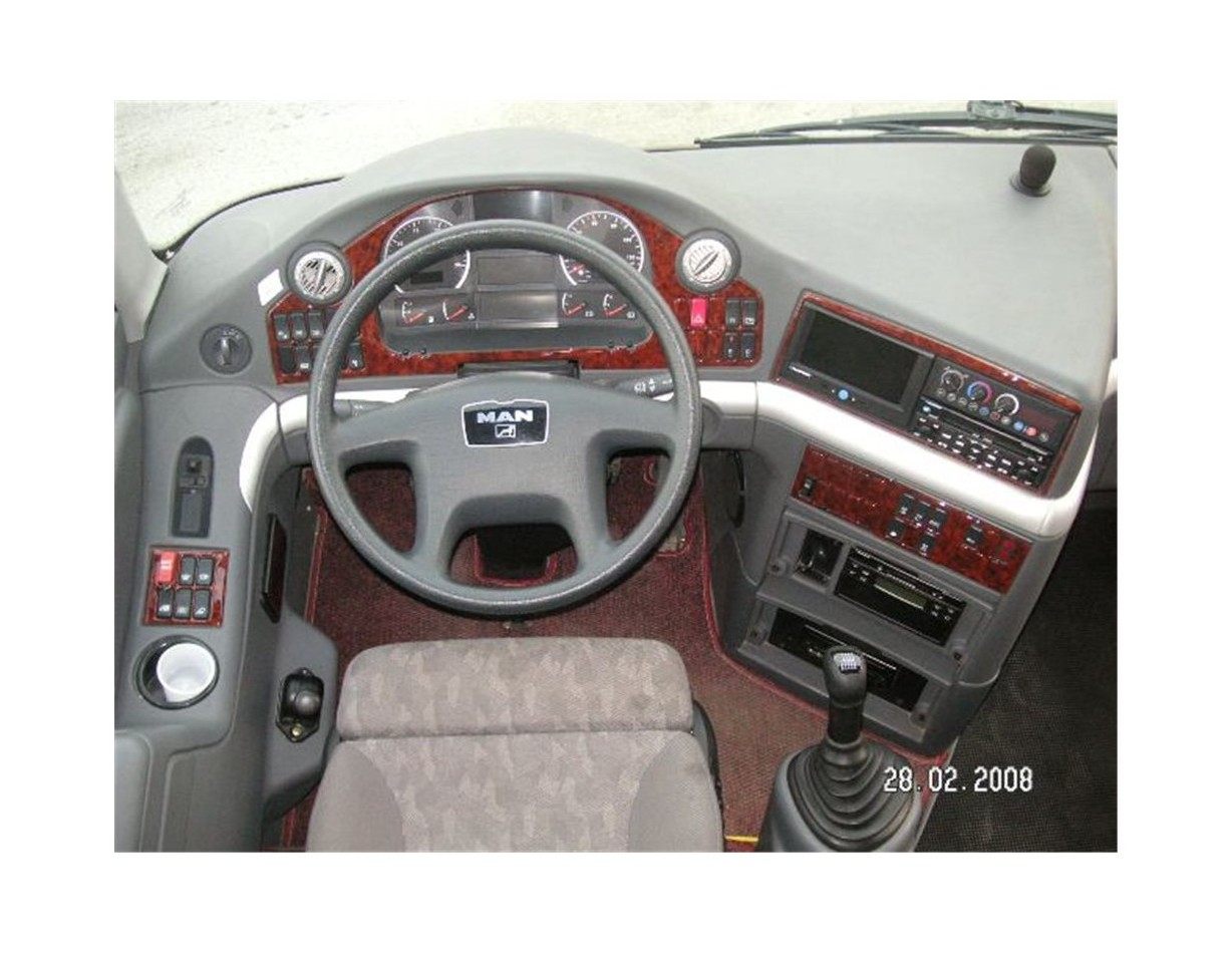 MAN Fortuna 01.2003 3D Inleg dashboard Interieurset aansluitend en pasgemaakt op he 35 -Teile