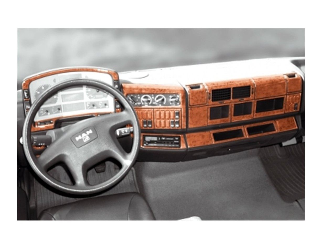 MAN TGA-XXL 01.00 - 12.05 Kit Rivestimento Cruscotto all'interno del veicolo Cruscotti personalizzati 77-Decori