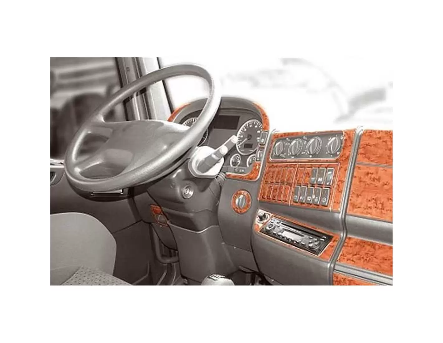 MAN TGA-XXL 01.2006 Kit Rivestimento Cruscotto all'interno del veicolo Cruscotti personalizzati 78-Decori