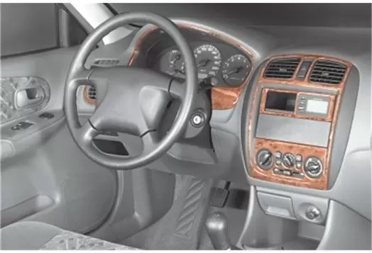 Mazda 323 FS 09.98-11.00 3M 3D Interior Dashboard Trim Kit Dash Trim Dekor 9-Parts