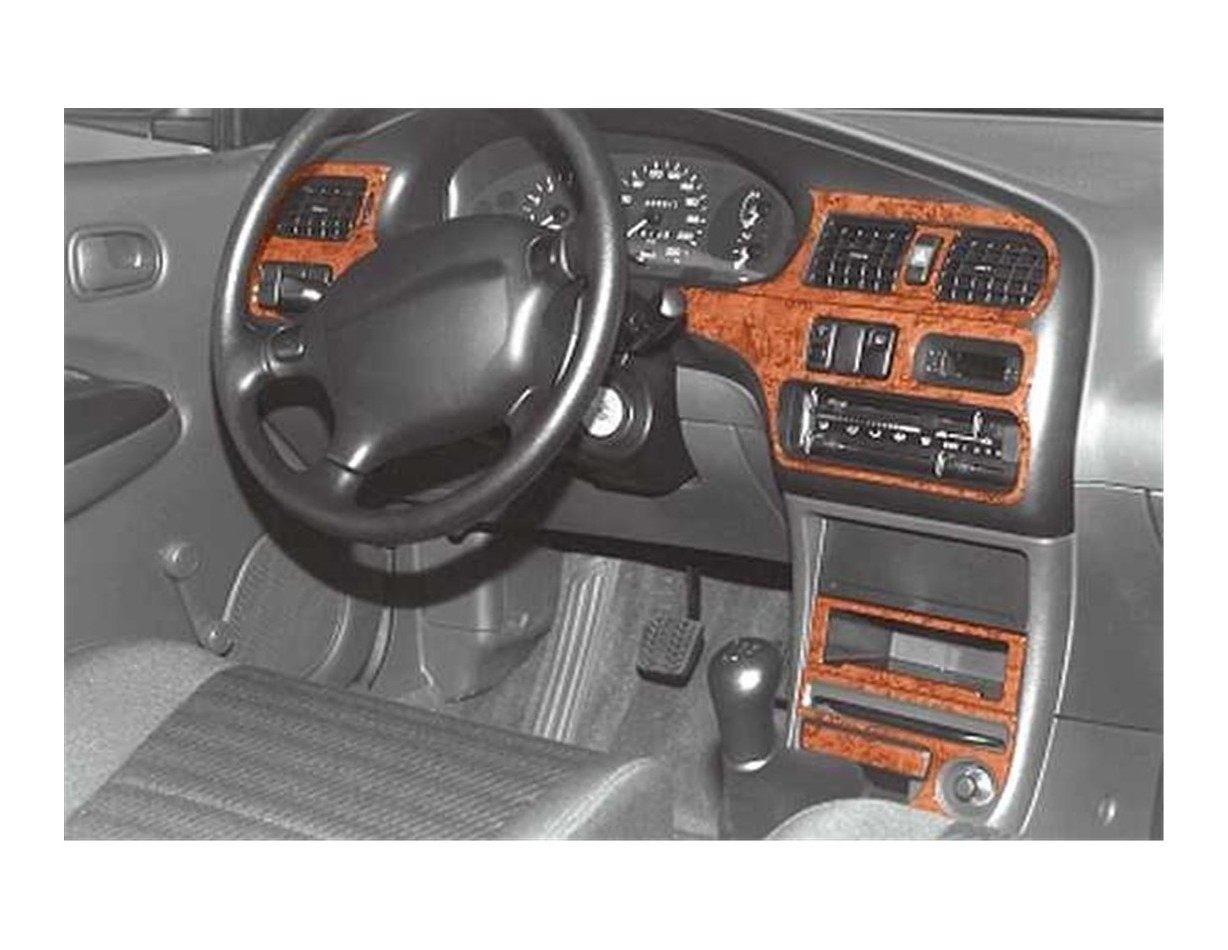 Mazda 323 S 1994 Mittelkonsole Armaturendekor Cockpit Dekor 10-Teilige - 1- Cockpit Dekor Innenraum