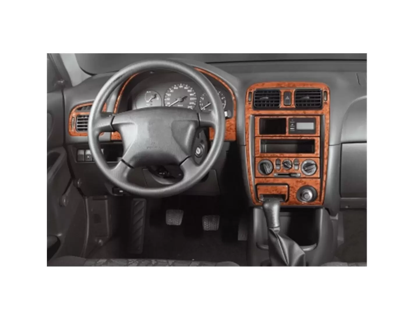 Mazda 626 08.97-05.04 3M 3D Interior Dashboard Trim Kit Dash Trim Dekor 11-Parts