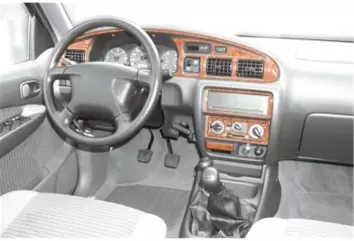 Mazda BT50 Pick-Up 06.99-12.06 3M 3D Interior Dashboard Trim Kit Dash Trim Dekor 12-Parts