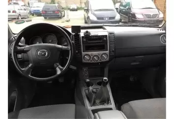 Mazda BT50 Pick-Up Full Set 07.06-12.10 3M 3D Interior Dashboard Trim Kit Dash Trim Dekor 23-Parts
