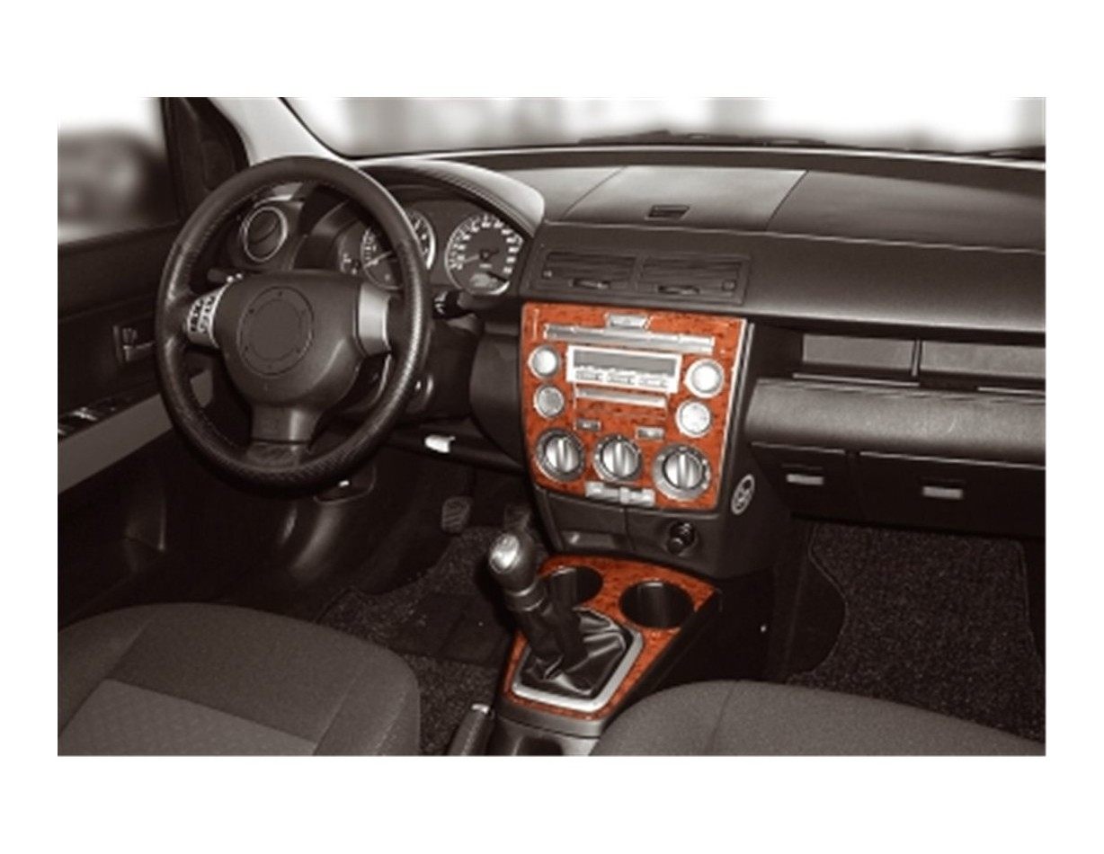 Mazda Mazda 2 03-06 Kit la décoration du tableau de bord 4-Pièce - 1 - habillage decor de tableau de bord