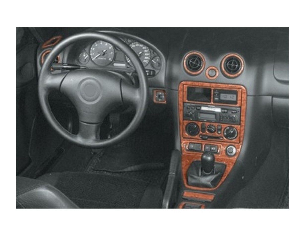 Mazda MX 5 12.00-12.05 3M 3D Interior Dashboard Trim Kit Dash Trim Dekor 14-Parts