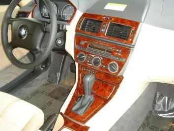 BMW X3 E83 09.2003 Manual AC Kit Rivestimento Cruscotto all'interno del veicolo Cruscotti personalizzati 12-Decori