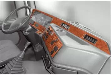 Mercedes Actros 02.00-03.03 3M 3D Interior Dashboard Trim Kit Dash Trim Dekor 44-Parts