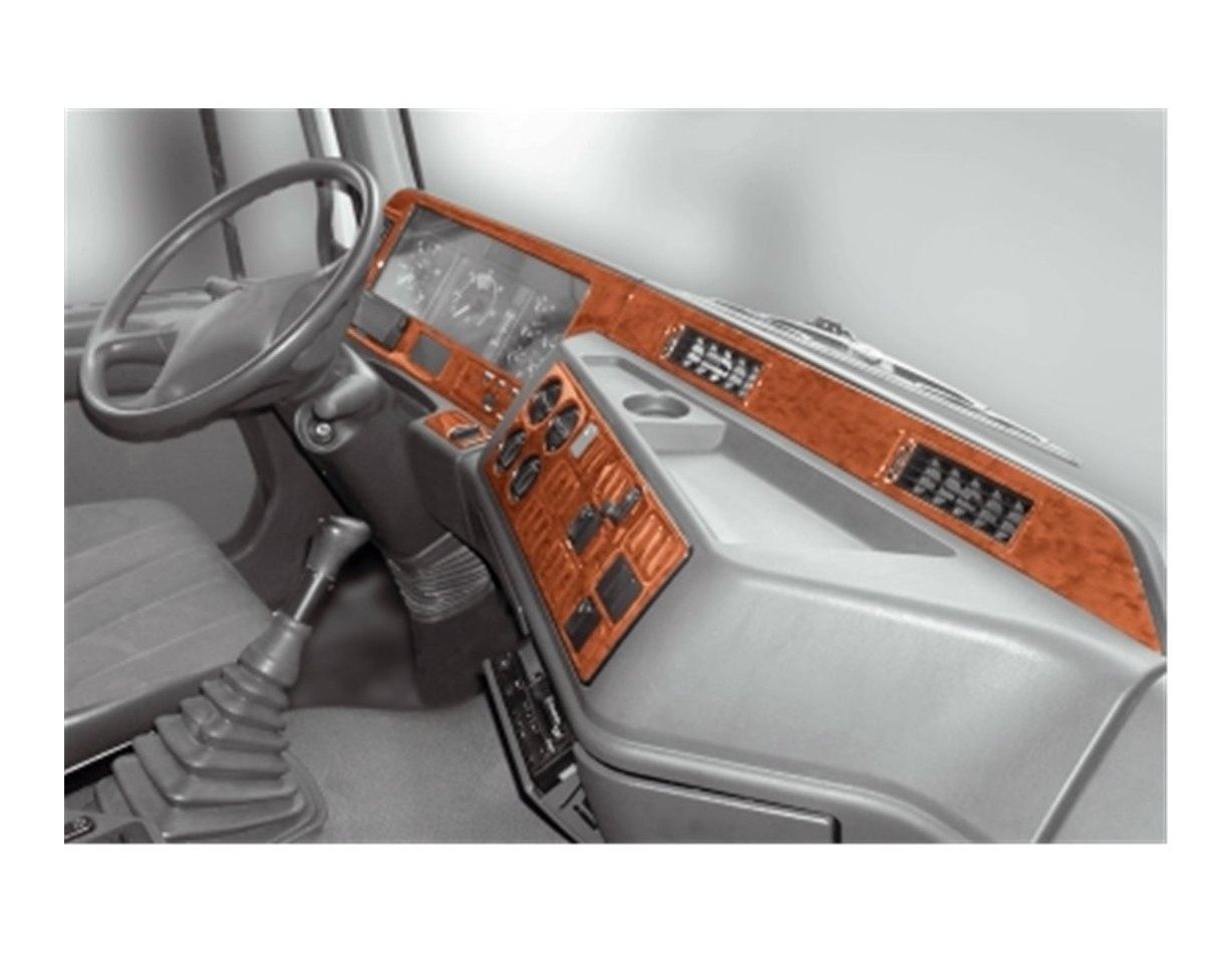 Mercedes Actros 02.00 - 03.03 Kit Rivestimento Cruscotto all'interno del veicolo Cruscotti personalizzati 44-Decori