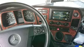 Mercedes Actros Antos 2016 Mittelkonsole Armaturendekor Cockpit Dekor 24-Teilige - 1- Cockpit Dekor Innenraum