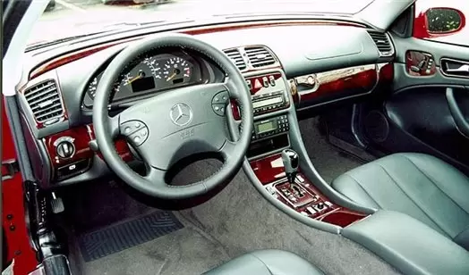 Mercedes Benz CLK 1998-2002 Full Set, Soft roof-Coupe BD Interieur Dashboard Bekleding Volhouder