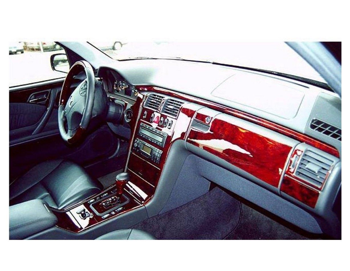 Mercedes Benz E Class W210 1998-2002 Voll Satz BD innenausstattung armaturendekor cockpit dekor - 1- Cockpit Dekor Innenraum