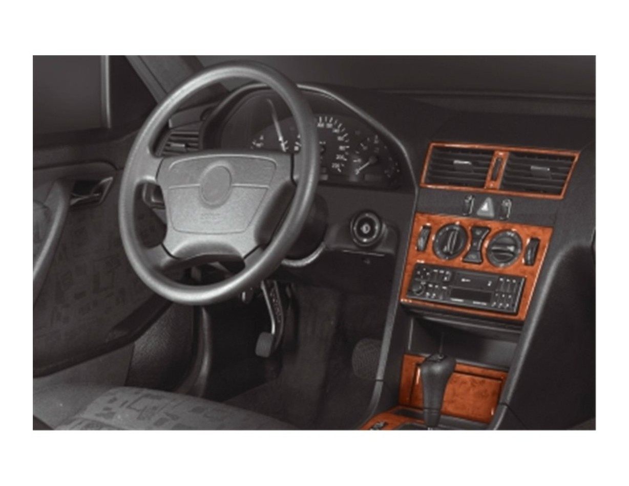 Mercedes C-Class W202 95-97 Kit la décoration du tableau de bord 12-Pièce - 1 - habillage decor de tableau de bord