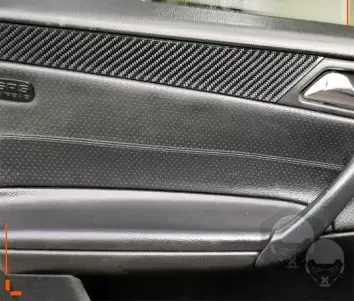 Mercedes C-Class W203 05.2005 3D Interior Dashboard Trim Kit Dash Trim Dekor 13-Parts