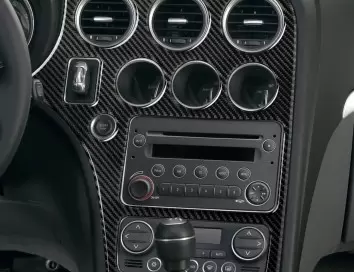 Alfa Romeo 159 2005-2011 3D Mittelkonsole Armaturendekor Cockpit Dekor 27-Teilige - 2- Cockpit Dekor Innenraum