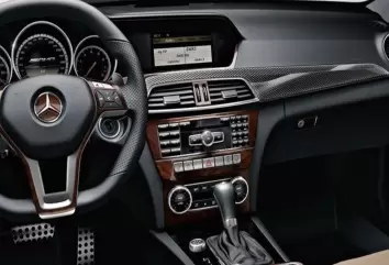 Mercedes C-class W205 2015–present 3M 3D Interior Dashboard Trim Kit Dash Trim Dekor 18-Parts